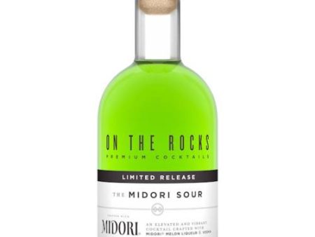 On The Rocks Midori Sour Cocktail - 375ml For Sale