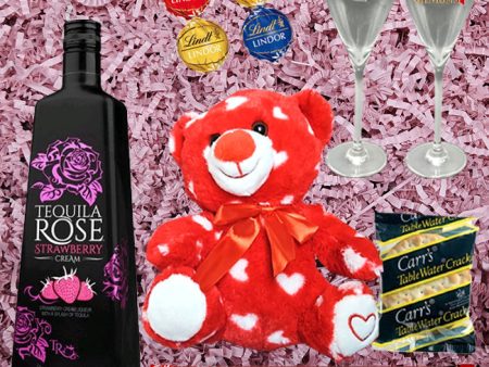 Tequila Rose Strawberry Cream Valentine Gift Pack Supply